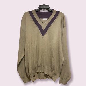 Giorgio Armani Le Collezioni Mens Large V-neck Sweater